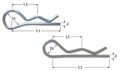 Dibujo técnico - Pasadores beta - Acero inoxidable