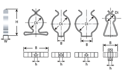 Dibujo técnico - Clips fleje sujeción