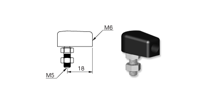 Technical drawing - Endfitting - Balljoint